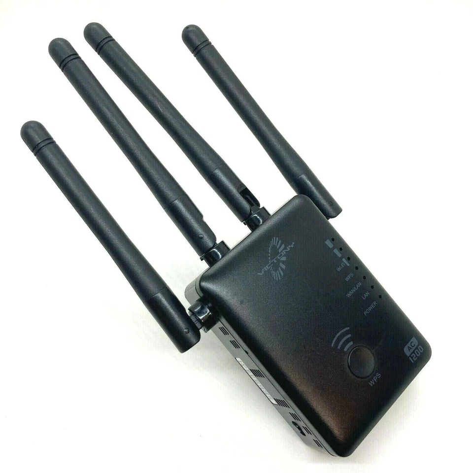 VICTONY Dual Band WiFi Range Extender 1200Mbps ~ Signal Booster ~ - Image 1 of 1