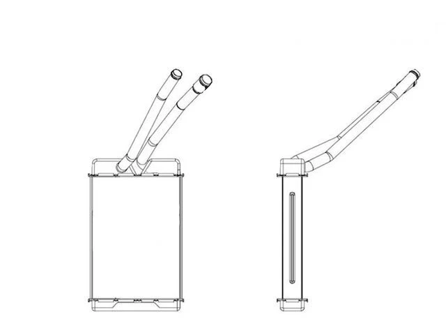 Para GMC S15 1983-1991 Jimmy Heater Core TYC 44647RPWF 1984 1985 1986 1987 1988 Foto 1 de 2
