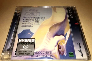 Bach SACD Super Audio CD Brandenberg Concertos hybrid multichannel Diego Fasolis - Picture 1 of 4