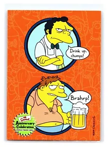 2000 Inkworks The Simpsons 10th Anniversary #41 Moe & Barney - Picture 1 of 2