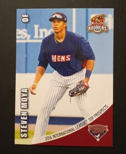 2016 Choice International League Prospects Steven Moya PUR #15 Toledo Mud Hens 