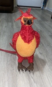 Harry Potter Dumbledore’s Phoenix FAWKES Bird Plush Stuffed Animal Large Red Toy - Picture 1 of 11