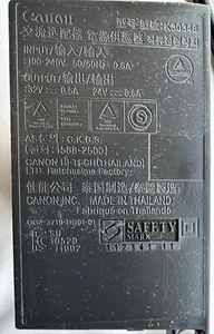 Original Canon-Netzteil K30346 QM7-1271 für MG6320 IP7280 7180 7250  u.a - Bild 1 von 4