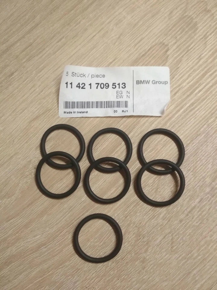 BMW E30-E36-E34-Z3 carcasa filtro aceite juntas tóricas (7)!!NUEVO!! GENUINO 11421709513 Foto 1 de 1