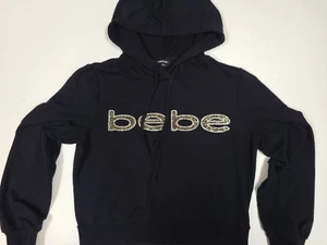 VTG Bebe Pullover Hoodie Bling Y2K Track Jacket Sweatshirt Juicy Rhinestone - Picture 1 of 9