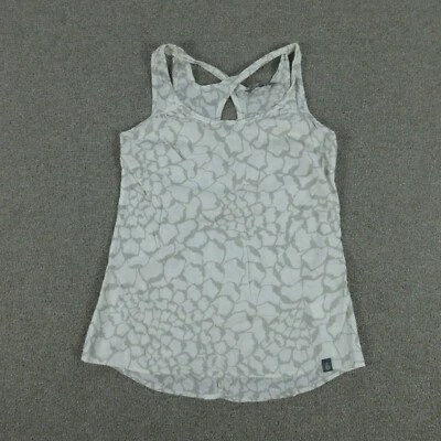 Camisa sin mangas North Face para mujer pequeña beige blanca pulóver sin mangas Foto 1 de 4