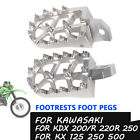 For Kawasaki Kdx200 Kdx200r Kdx220r Kx125 Kx250 Kx500 Footrest Foot Pegs Pedal