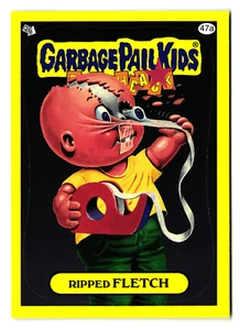 Ripped Fletch 2011 cubo de basura niños cinta escocesa parodia tarjeta exacta mostrada - Imagen 1 de 2