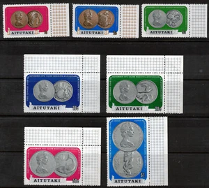 AITUTAKI Scott 66-72 Stanley Gibbons 71-7 Mint NH - Picture 1 of 2