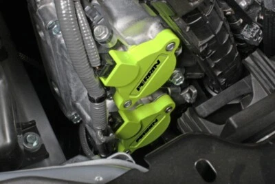 Cubierta de solenoide Perrin Cam para Subraru 2015-2024 WRX amarillo neón Foto 1 de 4