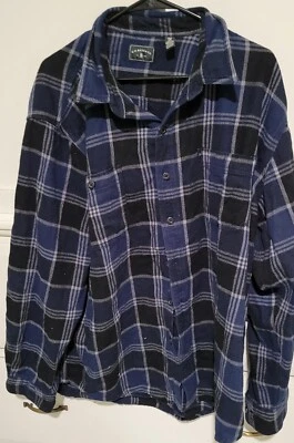 Men's G.H Bass & Co. Blue Plaid Button Up Jacket Size XXL - Image 1 of 3