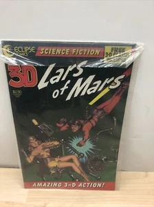 LARS OF MARS 3-D #1 ECLIPSE SCI-FI COMIC 1987 New with Glasses attached - Picture 1 of 5