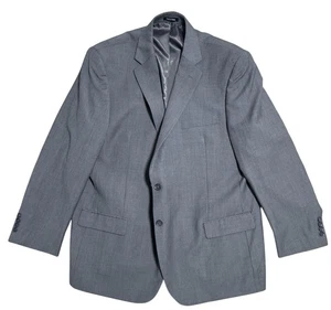 Pronto Uomo Blazer Mens 46R Gray Wool Blend 2 Button Notch Lapel Sport Coat - Picture 1 of 10