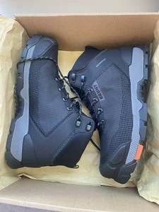 Botas de Trabajo BRONT The Ryng up Impermeables Resistentes al Aceite Negras EE. UU. 11. Nuevo - Imagen 1 de 8