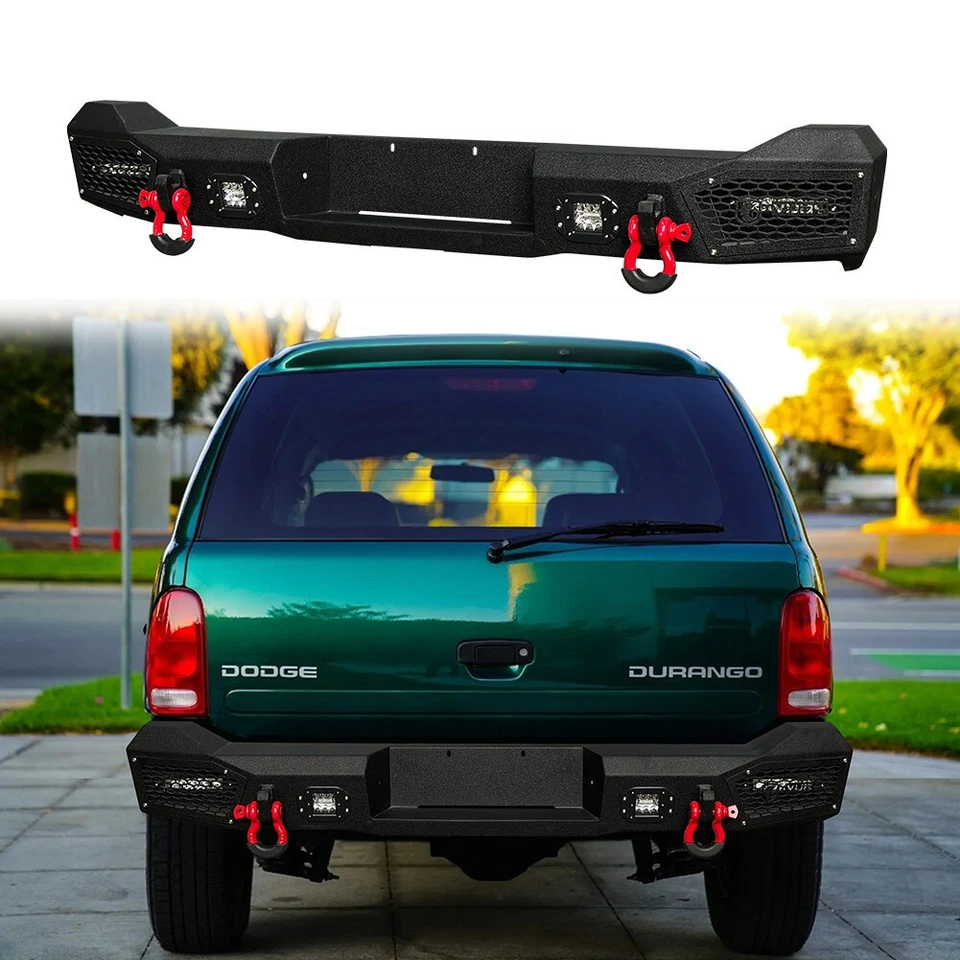 Vijay Rear Bumper for 1998-2003 Dodge Durango with LED light & D-ring - Image 1 of 4
