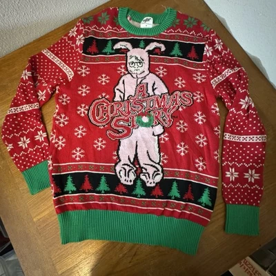 Suéter Navidad Christmas Story Pink Bunny Talla Mediana C12 Foto 1 de 4