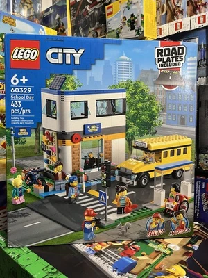 Lego 60329 City School Day New Rare Factory Sealed Students Teacher School Bus - Image 1 of 4