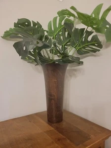 Laura Ashley Flower Pot Wooden Vase Ornament home Decor Plant Not Included - Picture 1 of 9