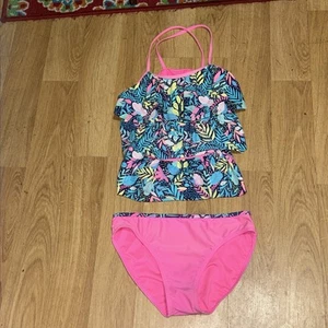 Wave Zone Tropical Multicolored Girls Band Mini Size XL (14/16) - Picture 1 of 5