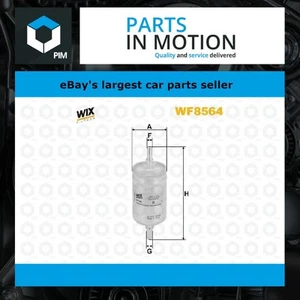 Fuel Filter fits FIAT 500X 1.4 2014 on Wix 51940647 Genuine Quality Guaranteed - Picture 1 of 2