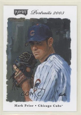 2003 Playoff Portraits Beckett Insert Sample Mark Prior #47 - Image 1 of 2