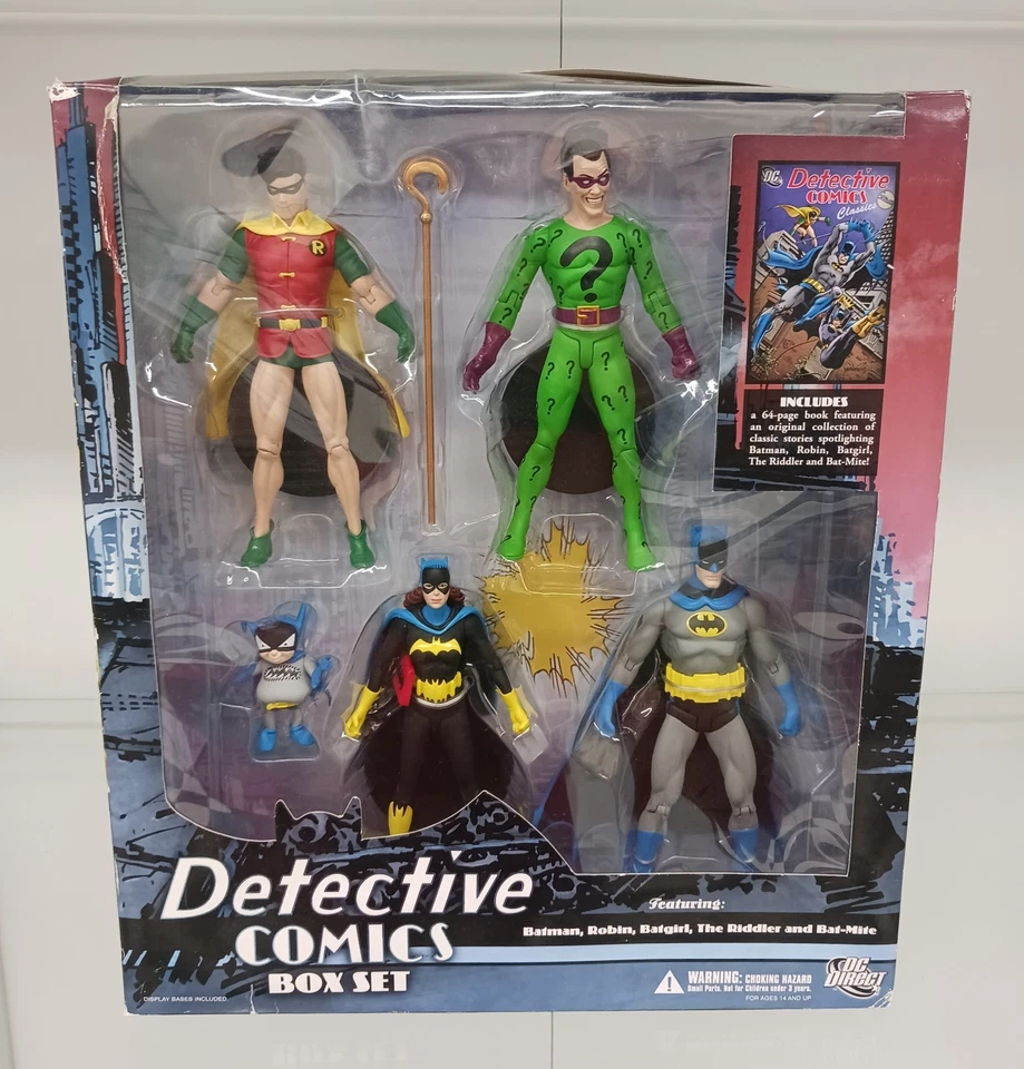 Juego de caja de figuras de acción clásicas de Batman DC Direct Detective Comics Foto 1 de 3