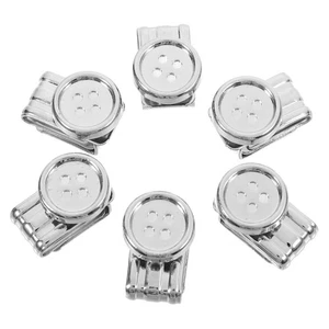  Pantalones de mezclilla 6 botones con tirantes botones para pantalones tirantes sombreros con botones - Imagen 1 de 17