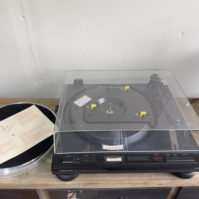 Onkyo CP-1055F Integra Quartz Turntable Vintage Direct Drive Record Player Parts - Image 1 of 4