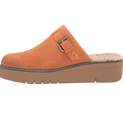 Zuecos de mula Naturalizer Wayde de cuero de arce dorado sin cordones para mujer - talla 8,5 Foto 1 de 4