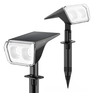 Solar Spot Lights Outdoor Waterproof, 24 LED Dusk-to-Dawn Solar Outdoor Light... - Picture 1 of 9