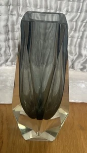 MURANO Venetian Italian Sommerso Art Glass Vase FLÁVIO POLI Mandruzzato 1960 - Picture 1 of 7