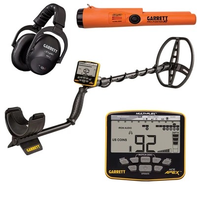 Garrett Ace APEX Raider (Wireless Pack) Metalldetektor + Garrett Z-Lynk Pinpoint - Bild 1 von 4