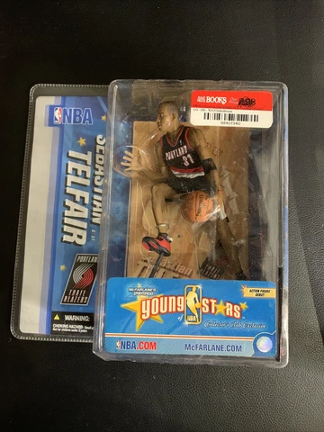 McFarlane's NBA EXCLUSIVE SEBASTIAN TELFAIR Debut Figure PORTLAND TRAIL BLAZERS Cover