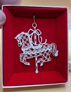 Winterlace by Tamerlane 15072 Carousel Horse Christmas Tree Ornament - Picture 1 of 6