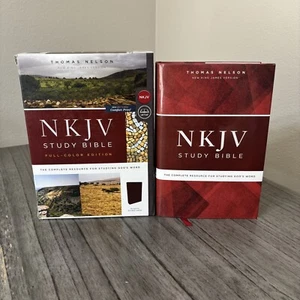 NKJV Study Bible Hardcover Complete Resource for Studying God’s Word - Picture 1 of 10