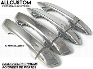 ENJOLIVEURS CHROME COUVRE CACHES POIGNEES PORTES pour VW PASSAT B8 14-17 4MOTION - Imagen 1 de 3