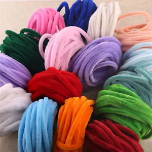 High Quality 100cm 10mm Pipe Cleaners Colours Chenille Craft Stems Toy - Photo 1 sur 53