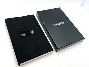 Unused Auth CHANEL VIP Limited Novelty Memo Notepad Pocket Notebook Black