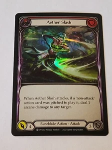 Aether Slash foil (Red) Dynasty NM Flesh And Blood - Picture 1 of 1