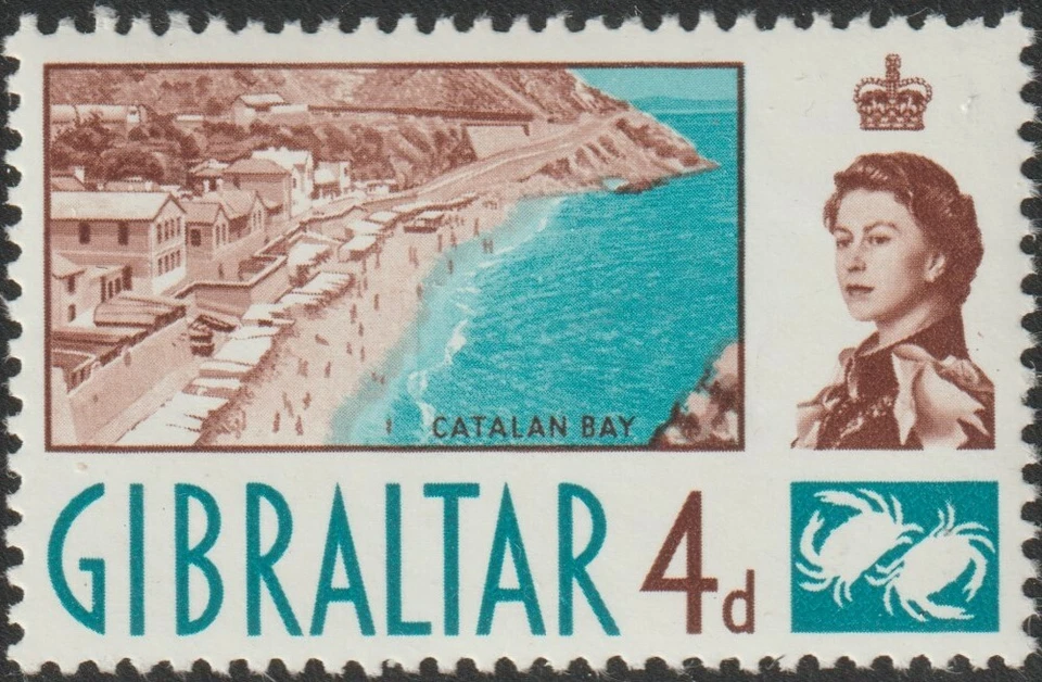 1960 Gibraltar SC# 152 - Catalan Bay - M-NH  - Image 1 of 1