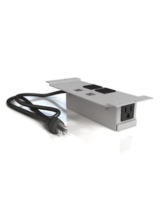 Groupe Dekko Villa argent 2 puissance + 2 module d'alimentation port de données ouvertes - Photo 1/6