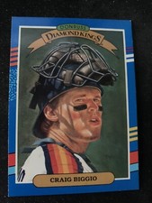 1991 Donruss Diamond Kings Card #2 Craig Biggio Houston Astro’s NmMt Free Ship!