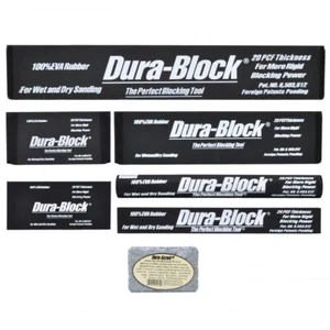 Dura-Block 7 piece AF44L (non hook & loop) car restoration panel beating tool - Picture 1 of 6