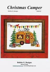 Christmas Camper by Bobbie G. cross stitch pattern NIP - Picture 1 of 2