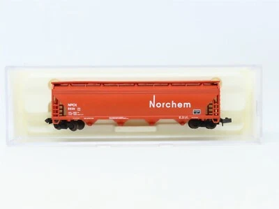 N Scale Atlas 3955 NPCX Norchem 4-Bay Centerflow Covered Hopper #6039 - Image 1 of 4