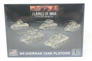 Flames Of War M4 Sherman Tank Platoon New - Picture 1 of 2