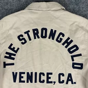 Chaqueta THE STRONGHOLD Talla Pequeña Botón Frontal Mecánico Motociclista - Imagen 1 de 10