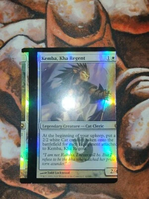FOIL NFC Miscut Kemba, Kha Regent Scars of Mirrodin SOM MTG Magic the Gathering - Image 1 of 3