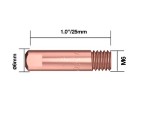 10 X 1.2 mm BINZEL Style Mig Euro Torch Contact Tips For MB15 10 Pack - Picture 1 of 1