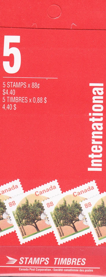 W CANADA 1373-BK 168b WESTCOT APRICOT TREE OPEN FLAP - Image 1 of 1